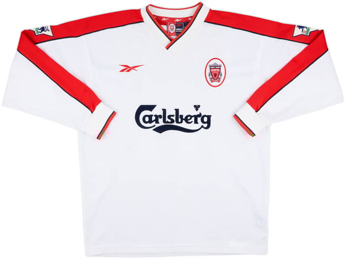 1998-99 Liverpool Away L/S Shirt Redknapp #11 - 9/10 - (M)
