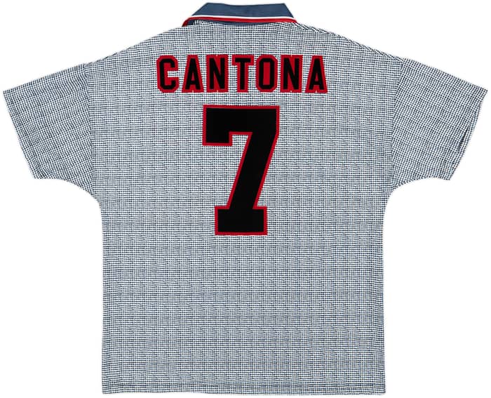 1995-96 Manchester United Away Shirt Cantona #7 - 8/10 - (XL)