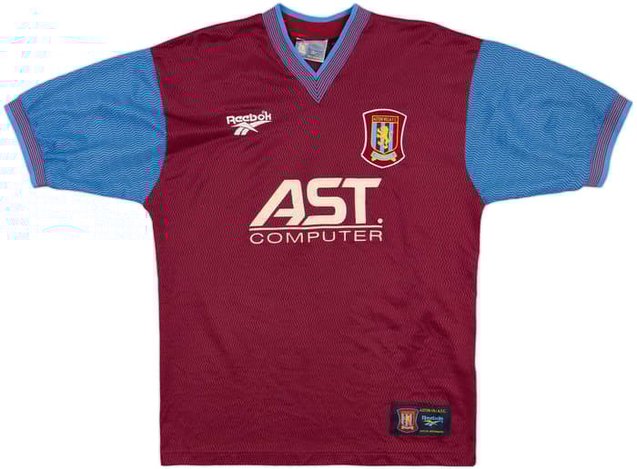 1997-98 Aston Villa Home Shirt Yorke #10 - 8/10 - (M)