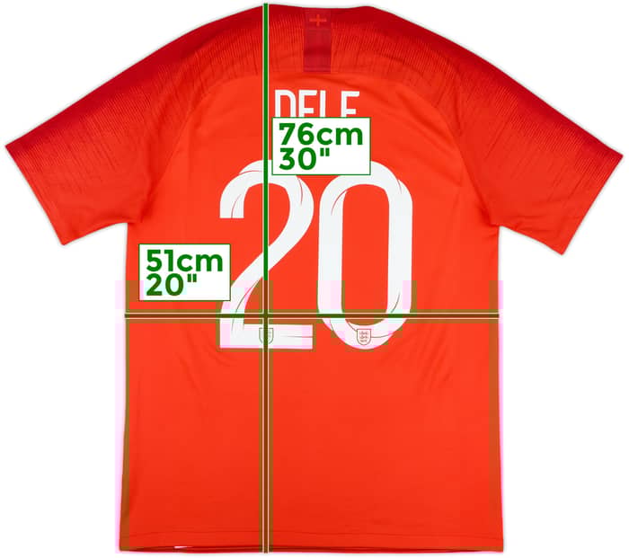 2018-19 England Away Shirt Dele #20 - 8/10 - (M)