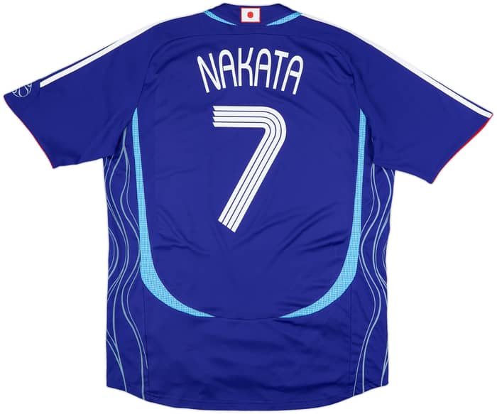 2006-08 Japan Home Shirt Nakata #7 - 8/10 - (XL)
