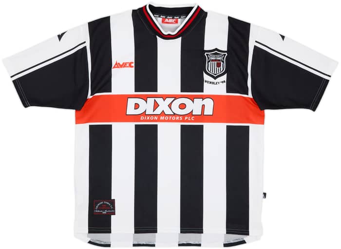 1998-99 Grimsby Town 'Wembley 98' Home Shirt - 8/10 - (L)