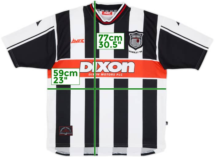 1998-99 Grimsby Town 'Wembley 98' Home Shirt - 8/10 - (L)