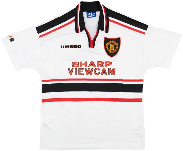1997-99 Manchester United Away Shirt Beckham #7 - 8/10 - (L)