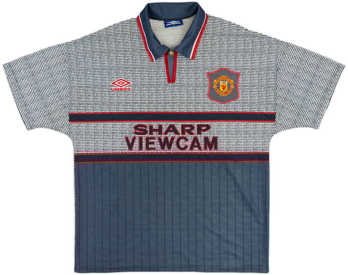 1995-96 Manchester United Away Shirt Cantona #7 - 9/10 - (M)