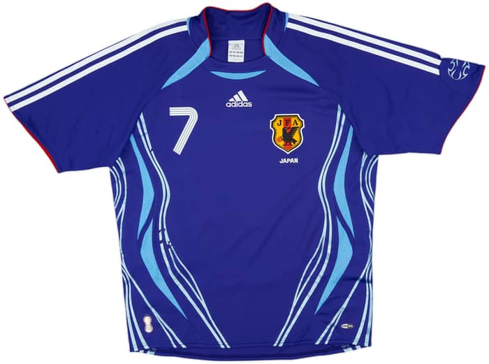 2006-08 Japan Home Shirt Nakata #7 - 7/10 - (M)