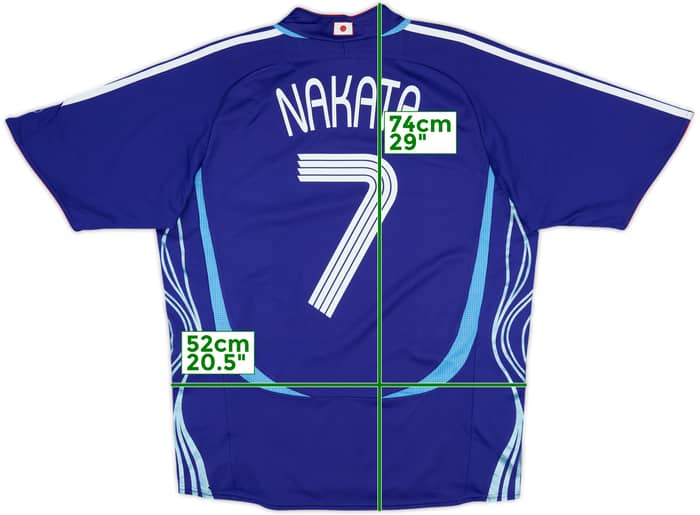 2006-08 Japan Home Shirt Nakata #7 - 7/10 - (M)