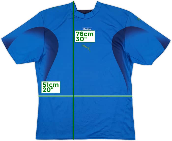 2006 Italy Home Shirt - 4/10 - (M)