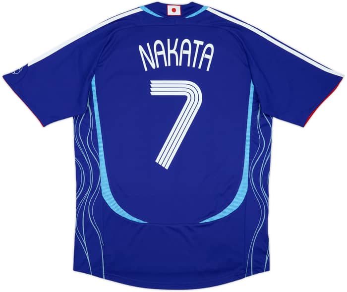 2006-08 Japan Home Shirt Nakata #7 - 9/10 - (L)