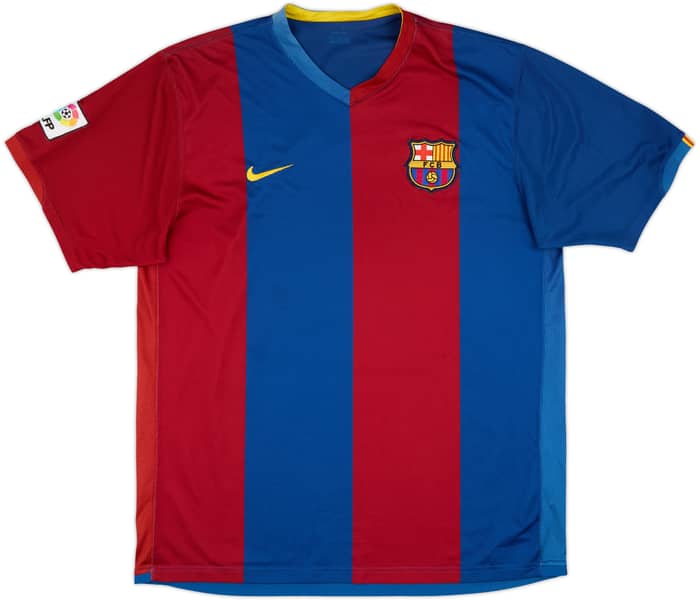 2006-07 Barcelona Home Shirt Ronaldinho #10 - 8/10 - (XL)