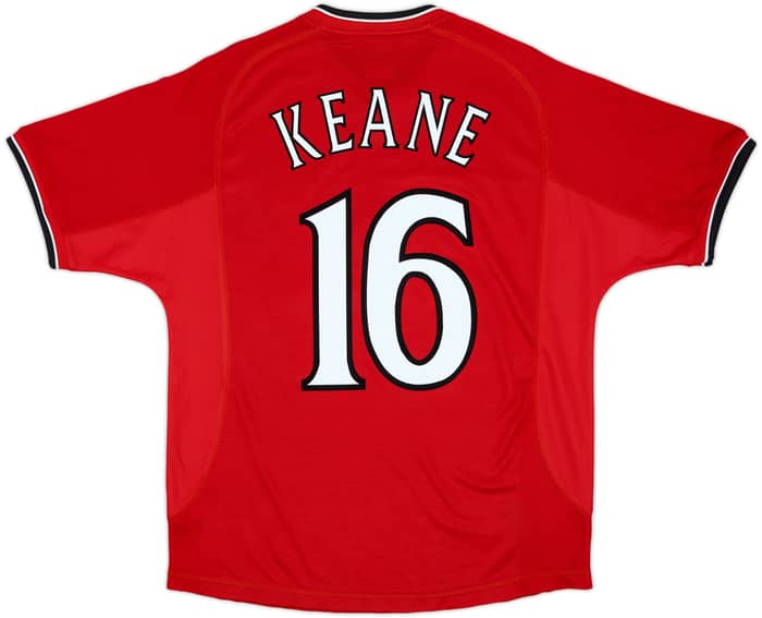 2000-02 Manchester United Home Shirt Keane #16 - 6/10 - (M)