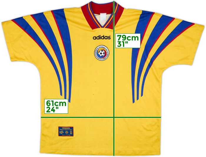 1996-98 Romania Home Shirt - 6/10 - (XXL)