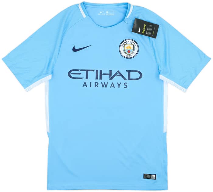 2017-18 Manchester City Home Shirt Kompany #4 (S)