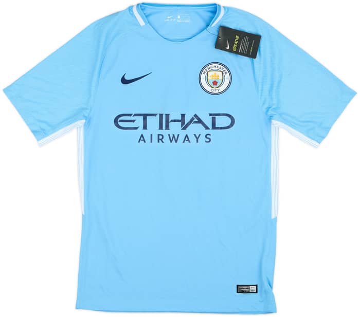 2017-18 Manchester City Home Shirt Silva #21 (S)
