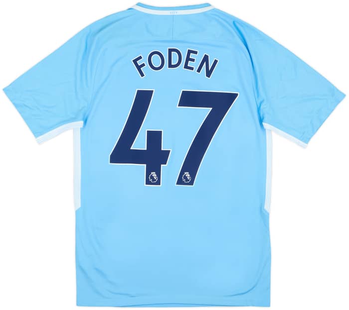 2017-18 Manchester City Home Shirt Foden #47 (S)