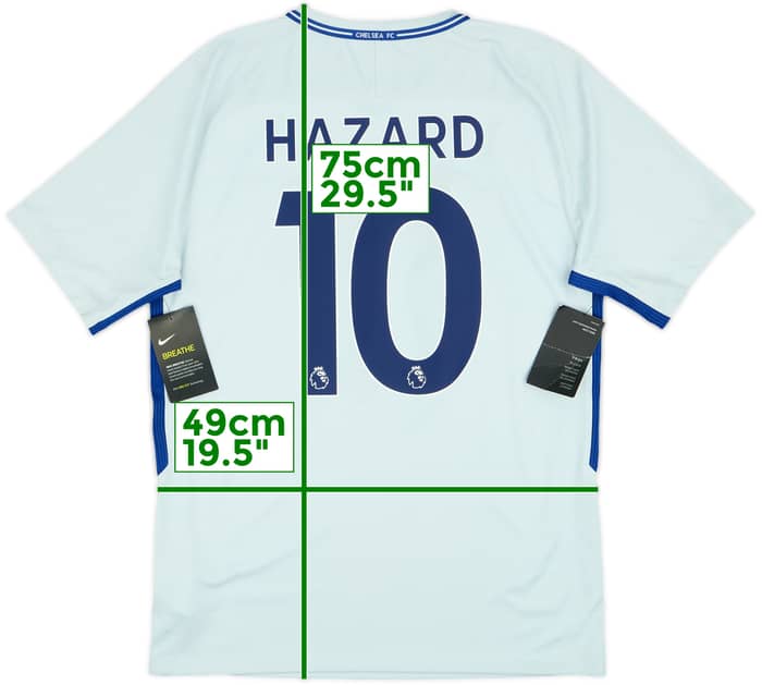 2017-18 Chelsea Away Shirt Hazard #10 (M)