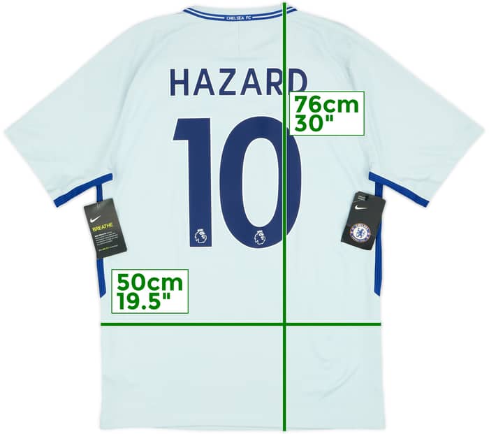 2017-18 Chelsea Away Shirt Hazard #10 (M)