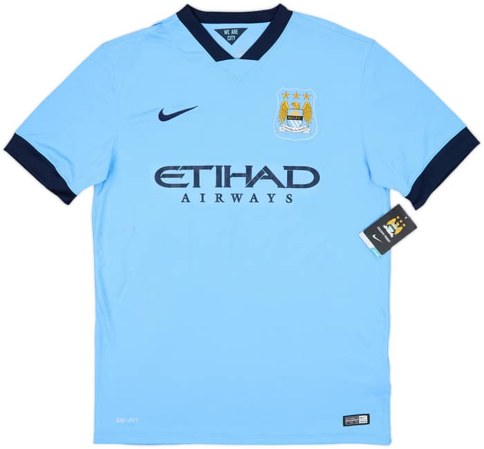 2014-15 Manchester City Home Shirt Toure Yaya #42 (L)