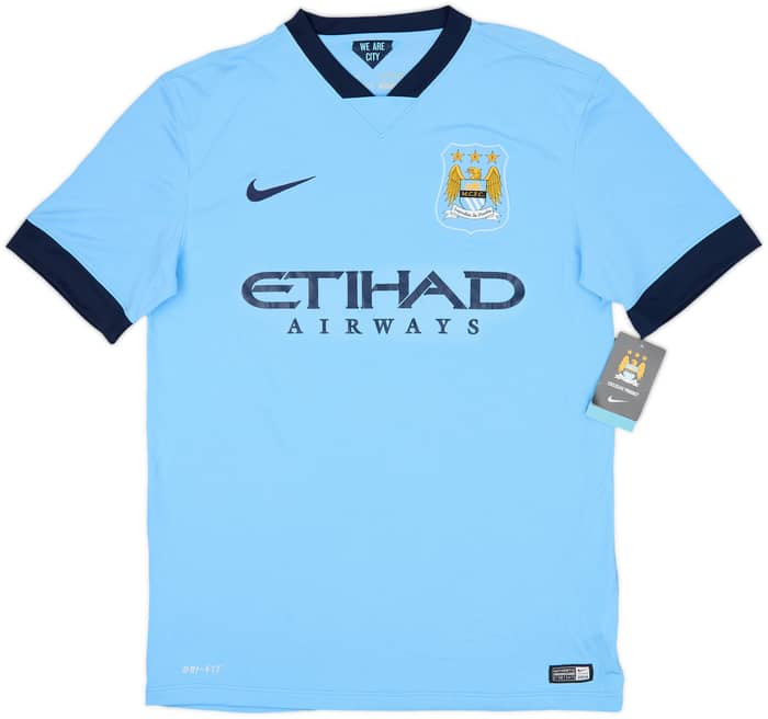 2014-15 Manchester City Home Shirt Toure Yaya #42 (M)