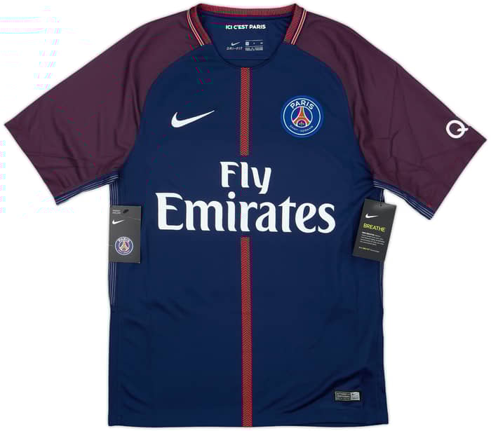 2017-18 Paris Saint-Germain Home Shirt Mbappe #29 (S)