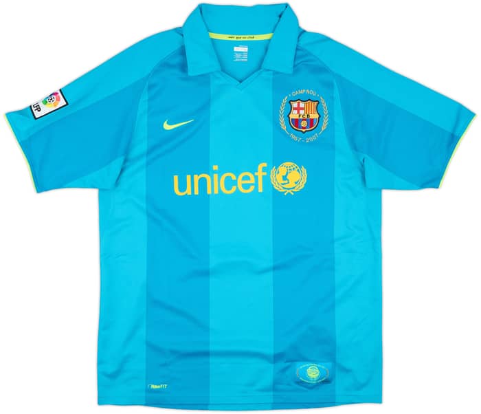 2007-09 Barcelona Away Shirt Ronaldinho #10 - 9/10 - (L)