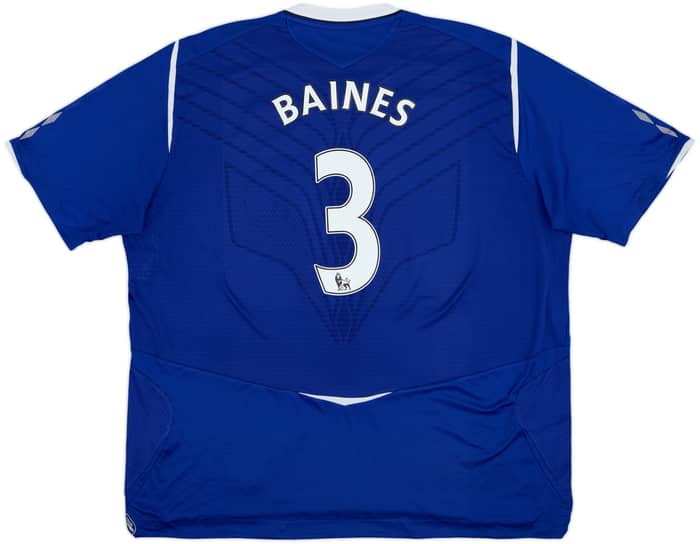 2008-09 Everton Home Shirt Baines #3 - 6/10 - (4XL)