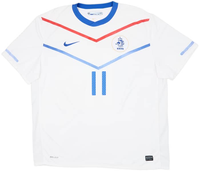 2010-11 Netherlands Away Shirt Robben #11 - 8/10 - (XXL)