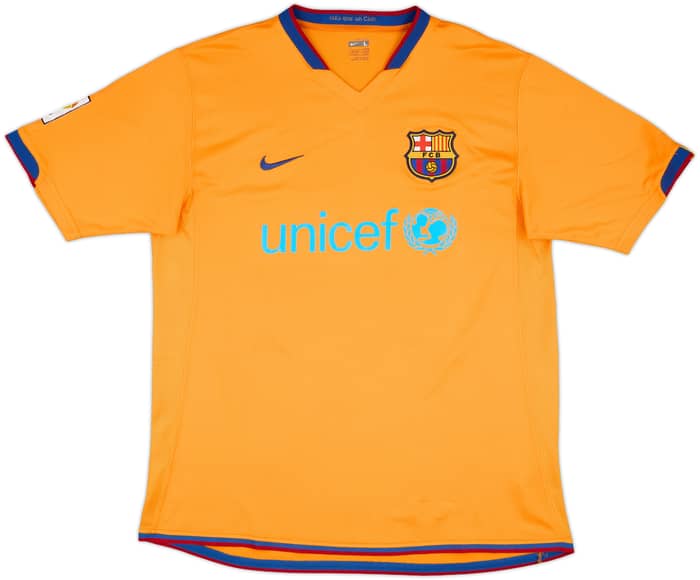 2006-07 Barcelona Away Shirt Ronaldinho #10 - 10/10 - (L)