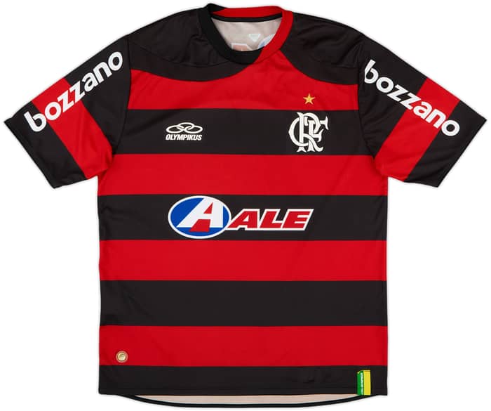 2009-10 Flamengo Home Shirt #10 - 9/10 - (M)