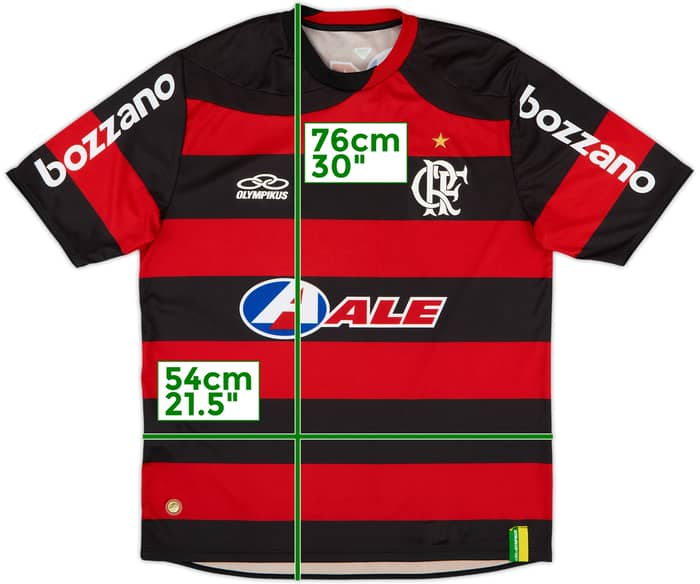 2009-10 Flamengo Home Shirt #10 - 9/10 - (M)