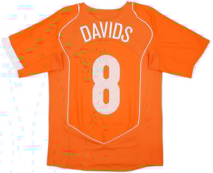 2004-06 Netherlands Home Shirt Davids #8 - 9/10 - (S)
