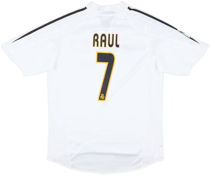 2004-05 Real Madrid Home Shirt Raul #7 - 9/10 - (M)