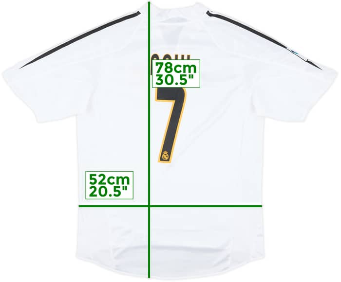 2004-05 Real Madrid Home Shirt Raul #7 - 9/10 - (M)