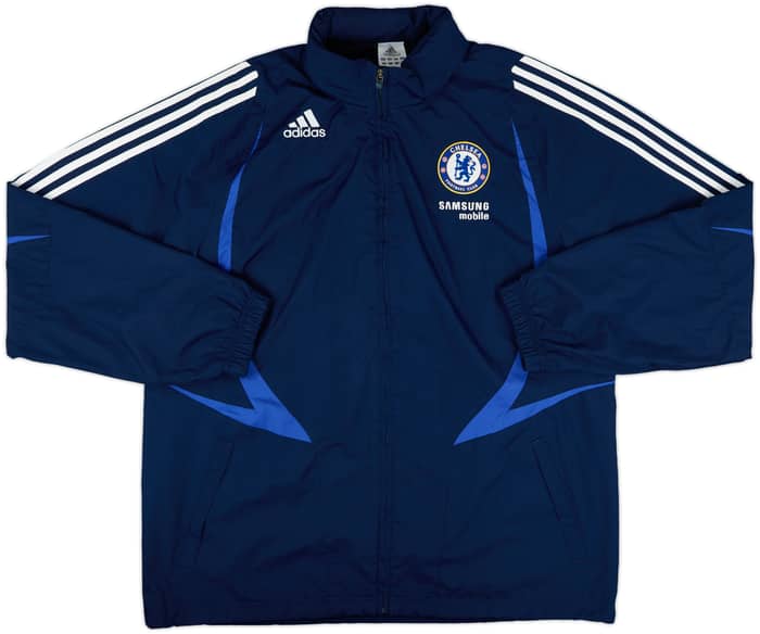 2007-08 Chelsea adidas Hooded Rain Jacket - 9/10 - (L)