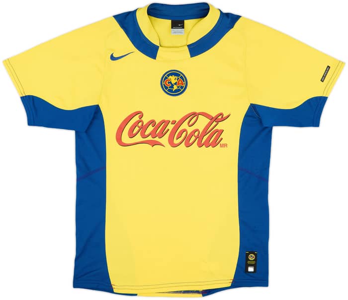 2004-05 Club America Home Shirt C.Lopez #7 - 8/10 - (M)