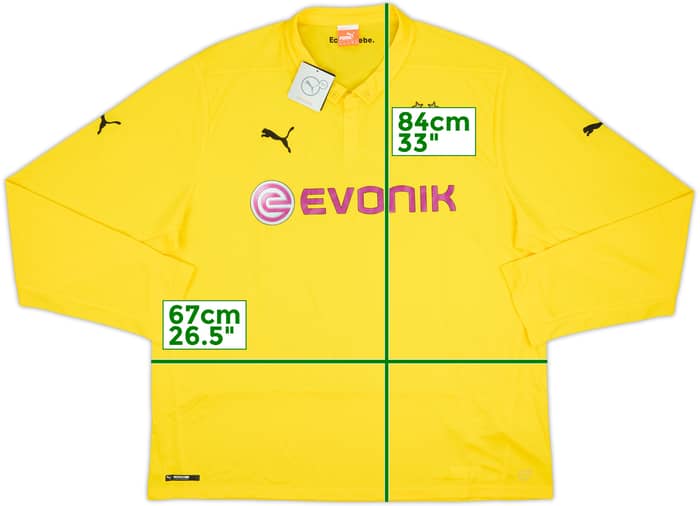 2014-15 Borussia Dortmund CL Home L/S Shirt (3XL)