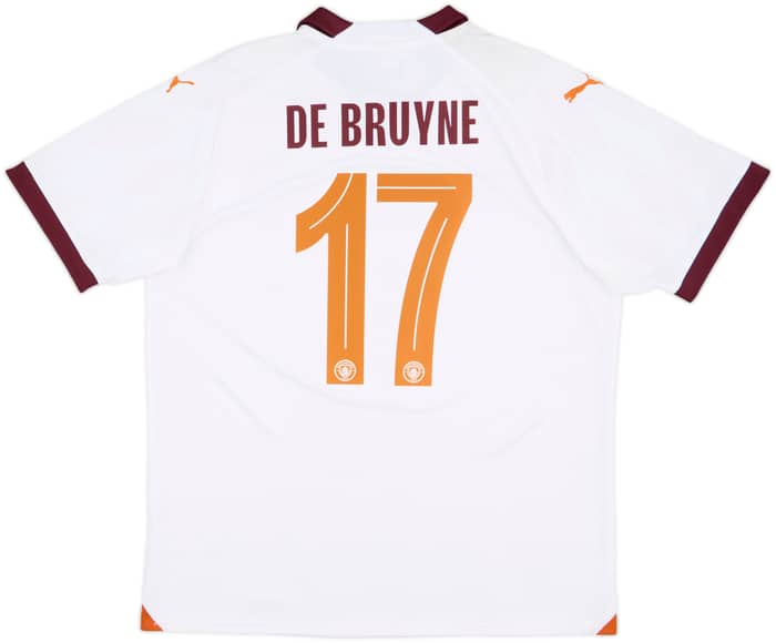 2023-24 Manchester City Away Shirt De Bruyne #17 (L)