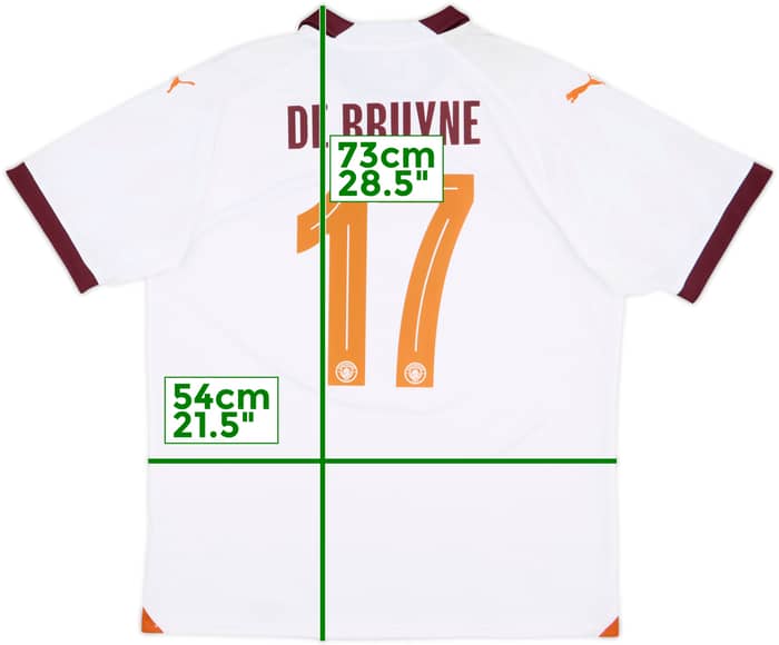 2023-24 Manchester City Away Shirt De Bruyne #17 (L)