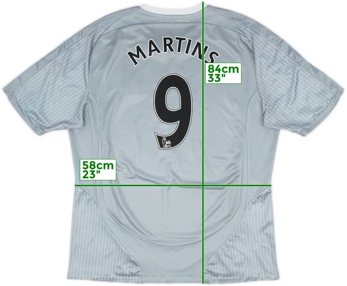 2008-09 Newcastle Third Shirt Martins #9 - 9/10 - (XXL)