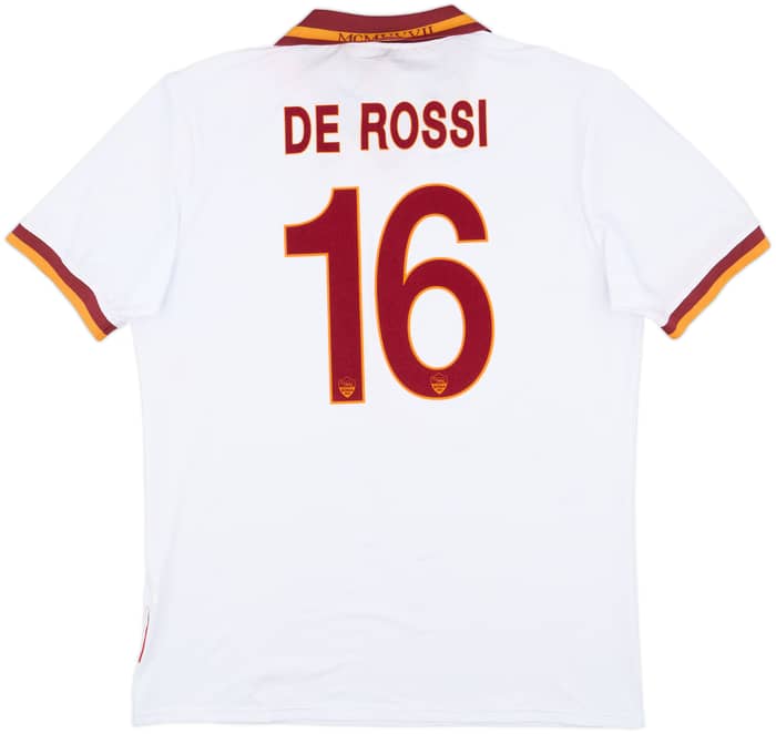 2013-14 Roma Player Issue Away Shirt De Rossi #16 - 6/10 - (3XL)