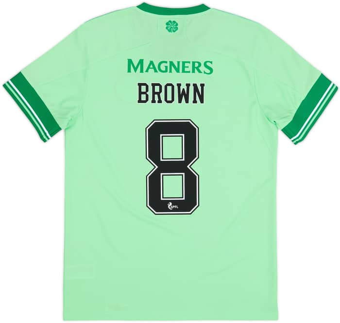 2020-21 Celtic Away Shirt Brown #8 - 10/10 - (M)