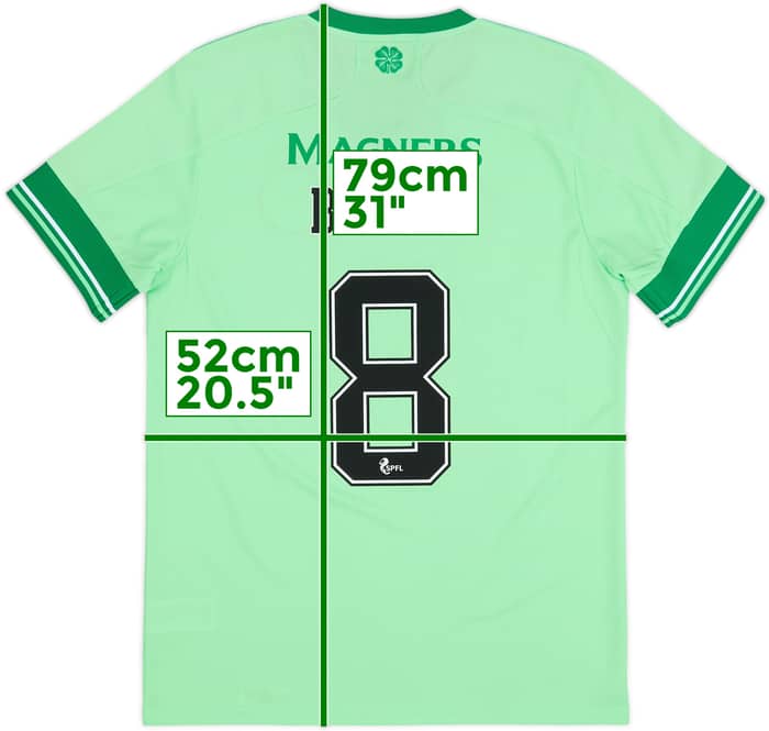 2020-21 Celtic Away Shirt Brown #8 - 10/10 - (M)