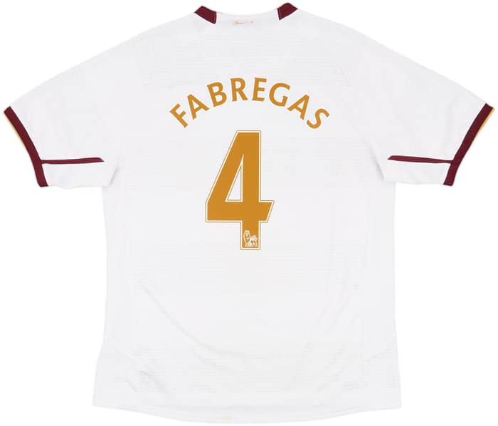 2007-08 Arsenal Away Shirt Fabregas #4 - 5/10 - (L)