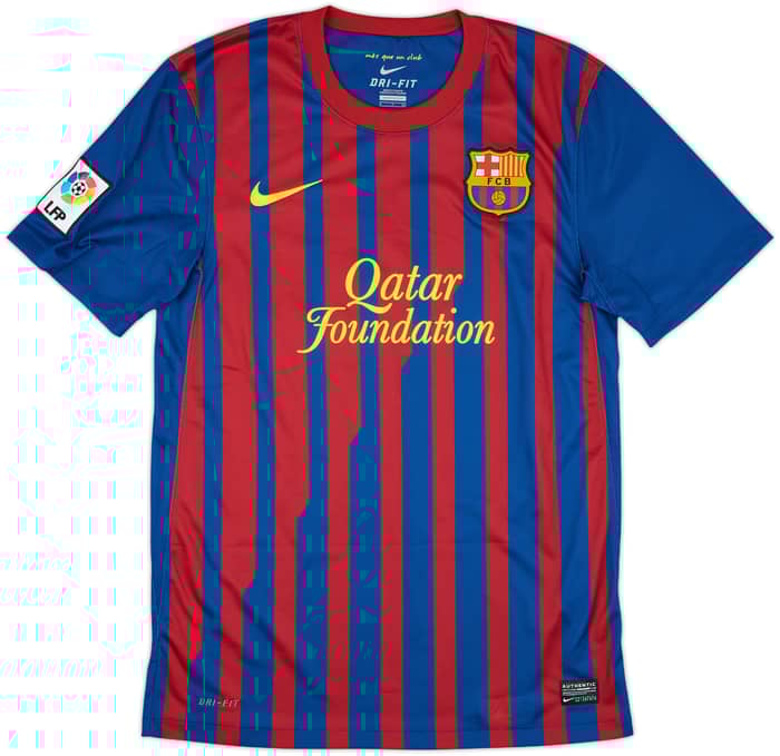 2011-12 Barcelona Home Shirt Fabregas #4 - 9/10 - (S)