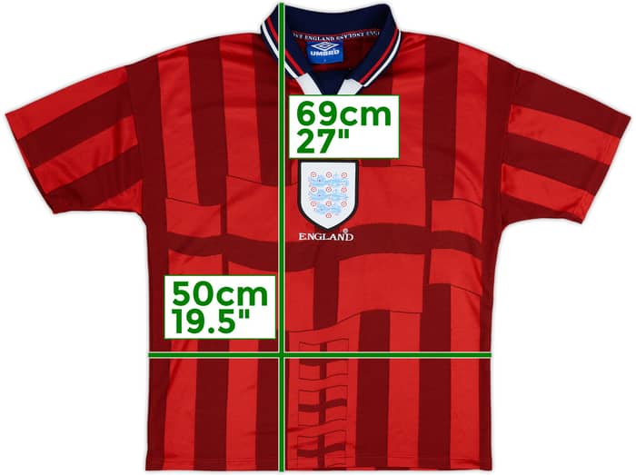 1997-99 England Away Shirt - 9/10 - (Y)