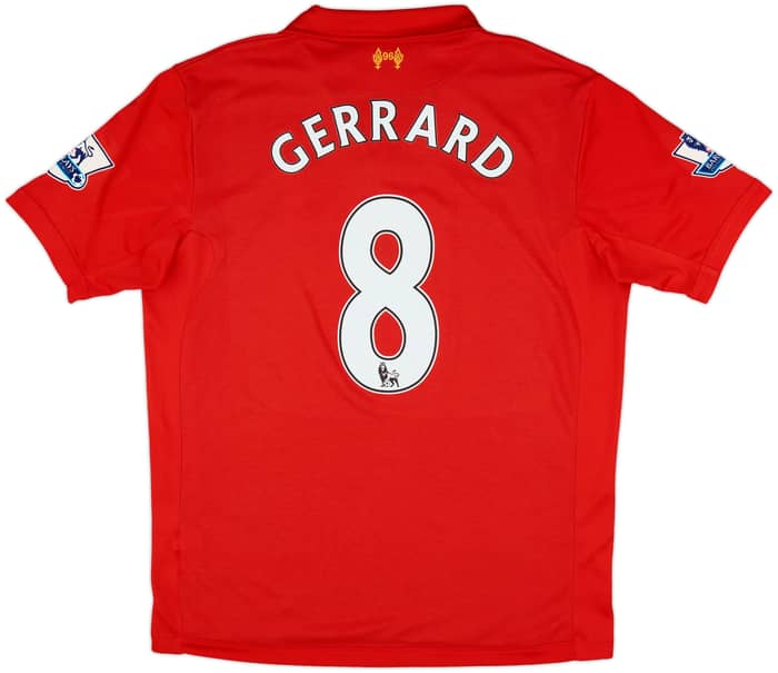 2012-13 Liverpool Home Shirt Gerrard #8 - 10/10 - (L)