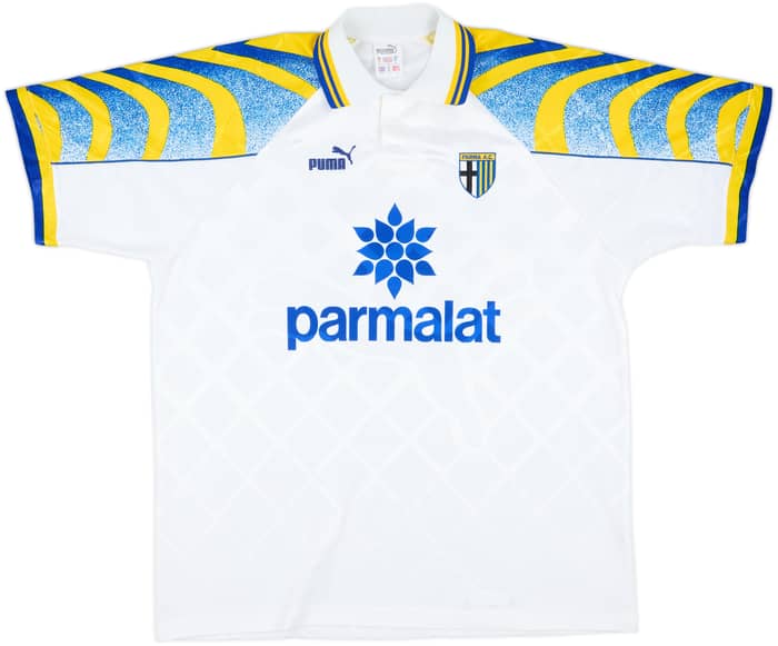1995-97 Parma Home Shirt Zola #10 - 9/10 - (XL)