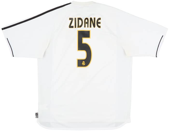 2003-04 Real Madrid Home Shirt Zidane #5 - 6/10 - (L)