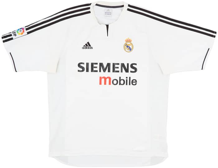 2003-04 Real Madrid Home Shirt Zidane #5 - 6/10 - (L)
