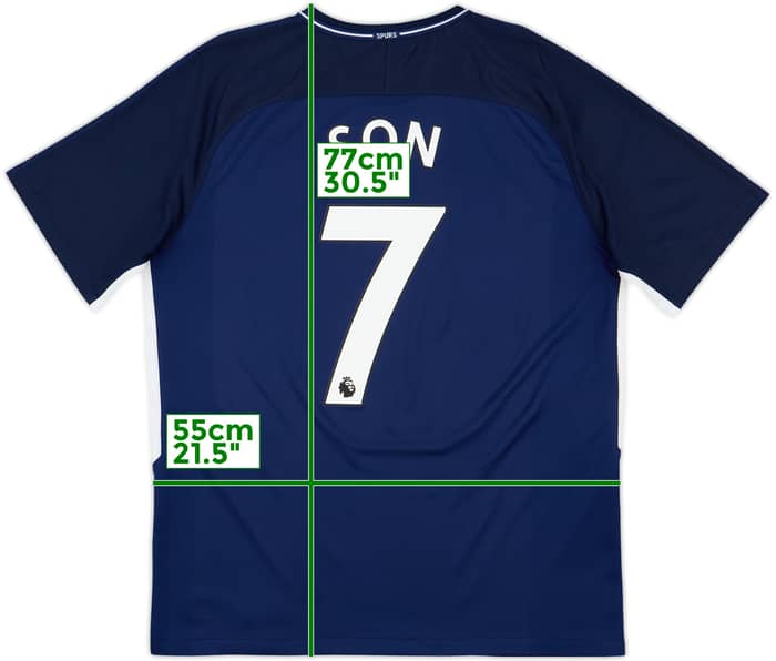 2017-18 Tottenham Away Shirt Son #7 - 7/10 - (L)